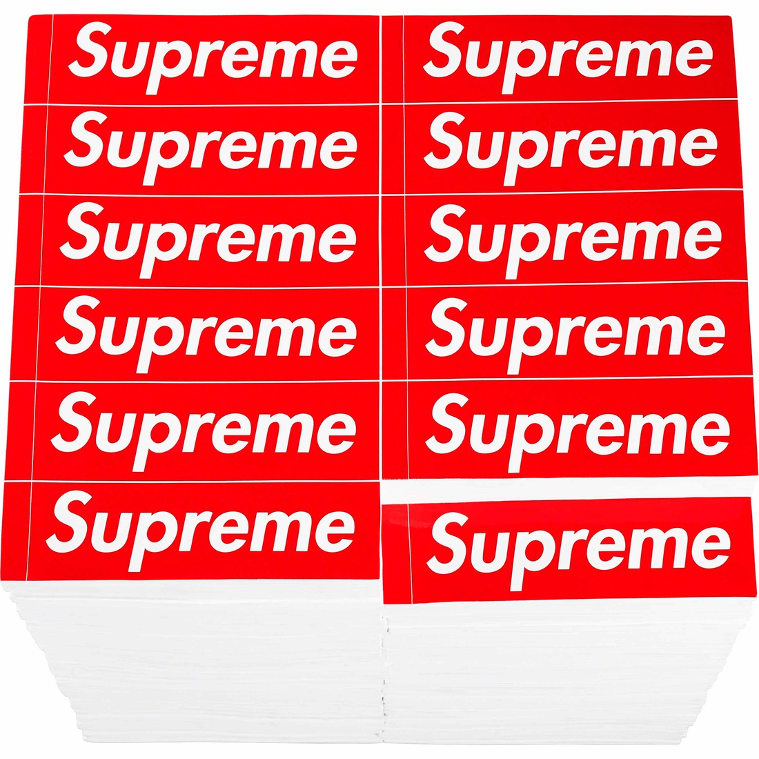 Supreme Supreme Rotary Hero Sticker Bricks Stool Side Table (FW23) - Red - $268