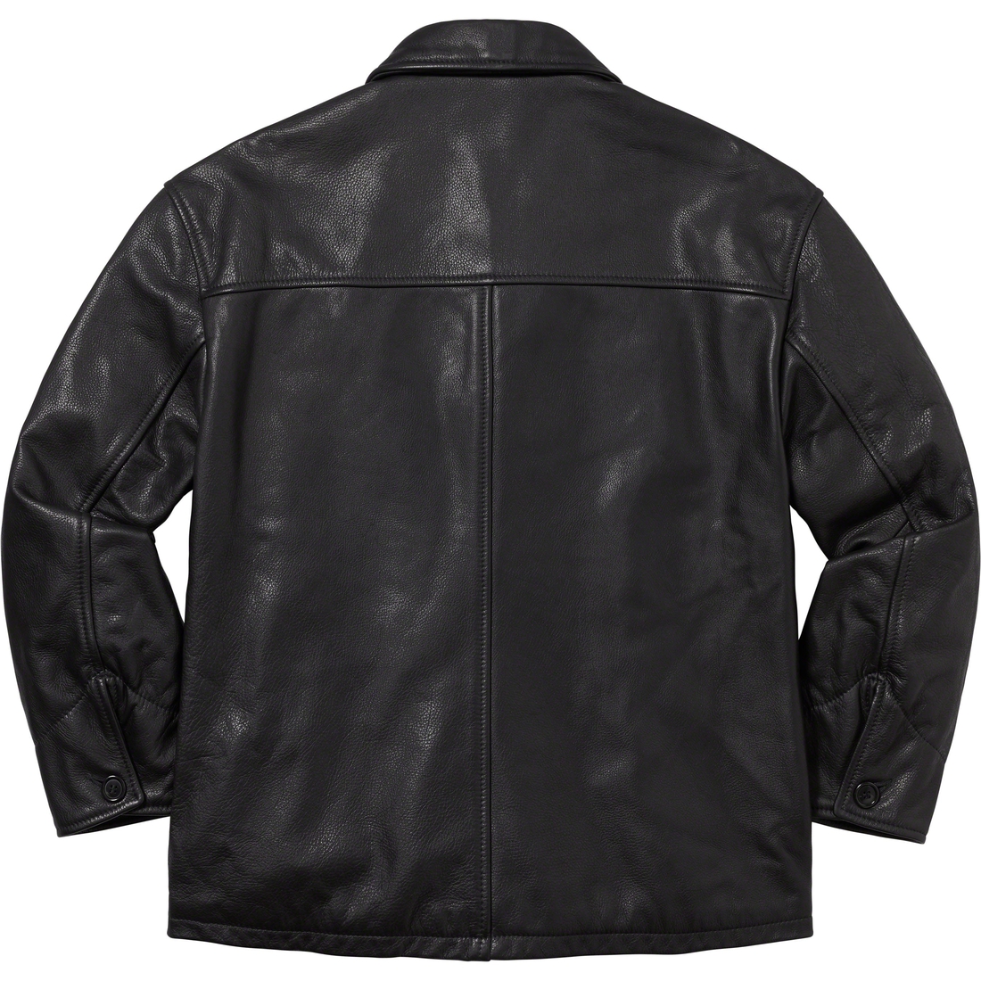 Supreme Supreme Schott Leather Car Coat (FW23) - Black - $898