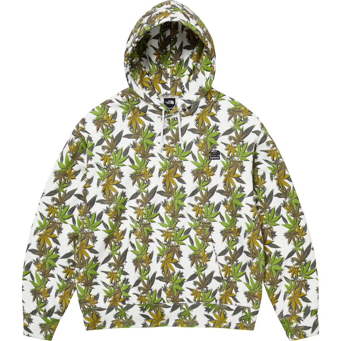 Supreme Supreme The North Face Leaf Hooded Sweatshirt (FW23) - White - $158