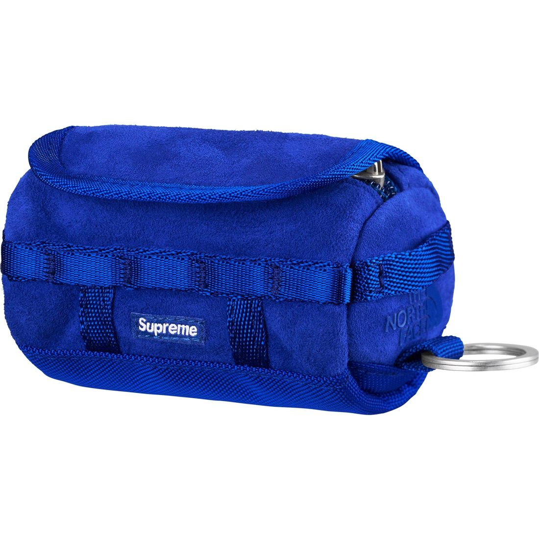 Supreme Supreme The North Face Suede Base Camp Duffle Keychain (FW23) - Blue - $38