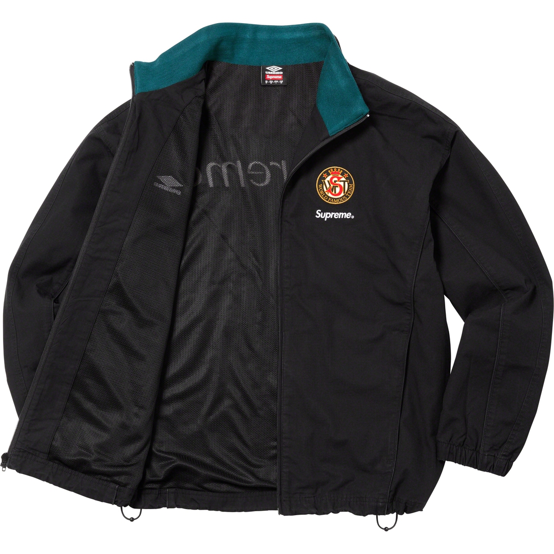 Supreme Supreme Umbro Cotton Ripstop Track Jacket (FW23) - Black - $188