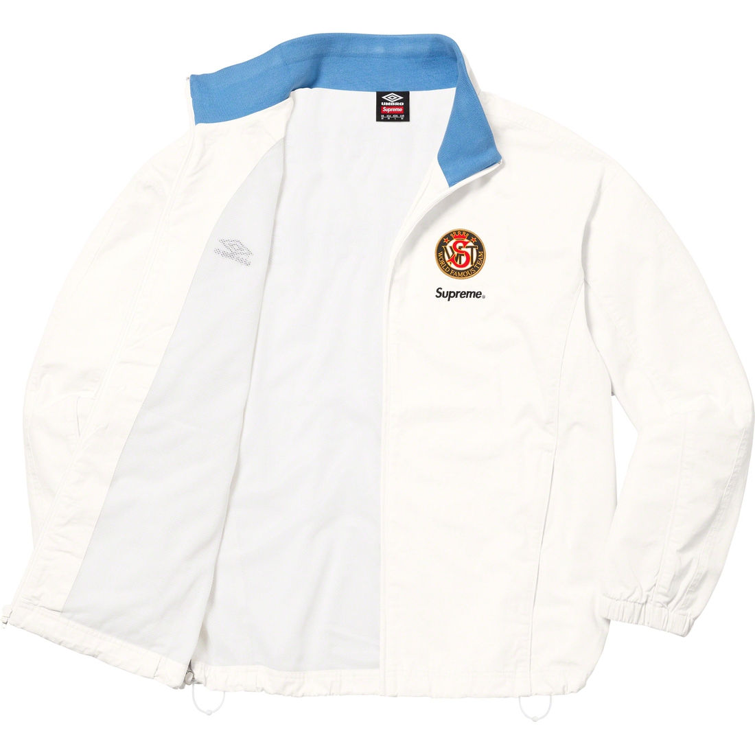 Supreme Supreme Umbro Cotton Ripstop Track Jacket (FW23) - White - $188