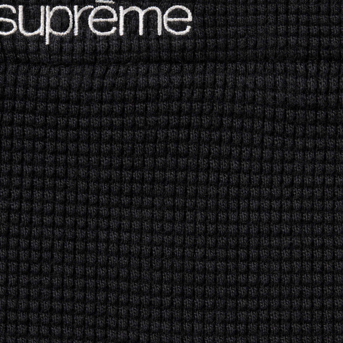 Supreme Thermal L S Polo (FW23) - Black - $110