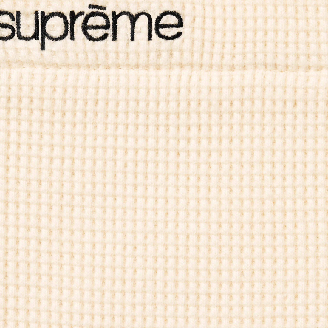 Supreme Thermal L S Polo (FW23) - Natural - $110