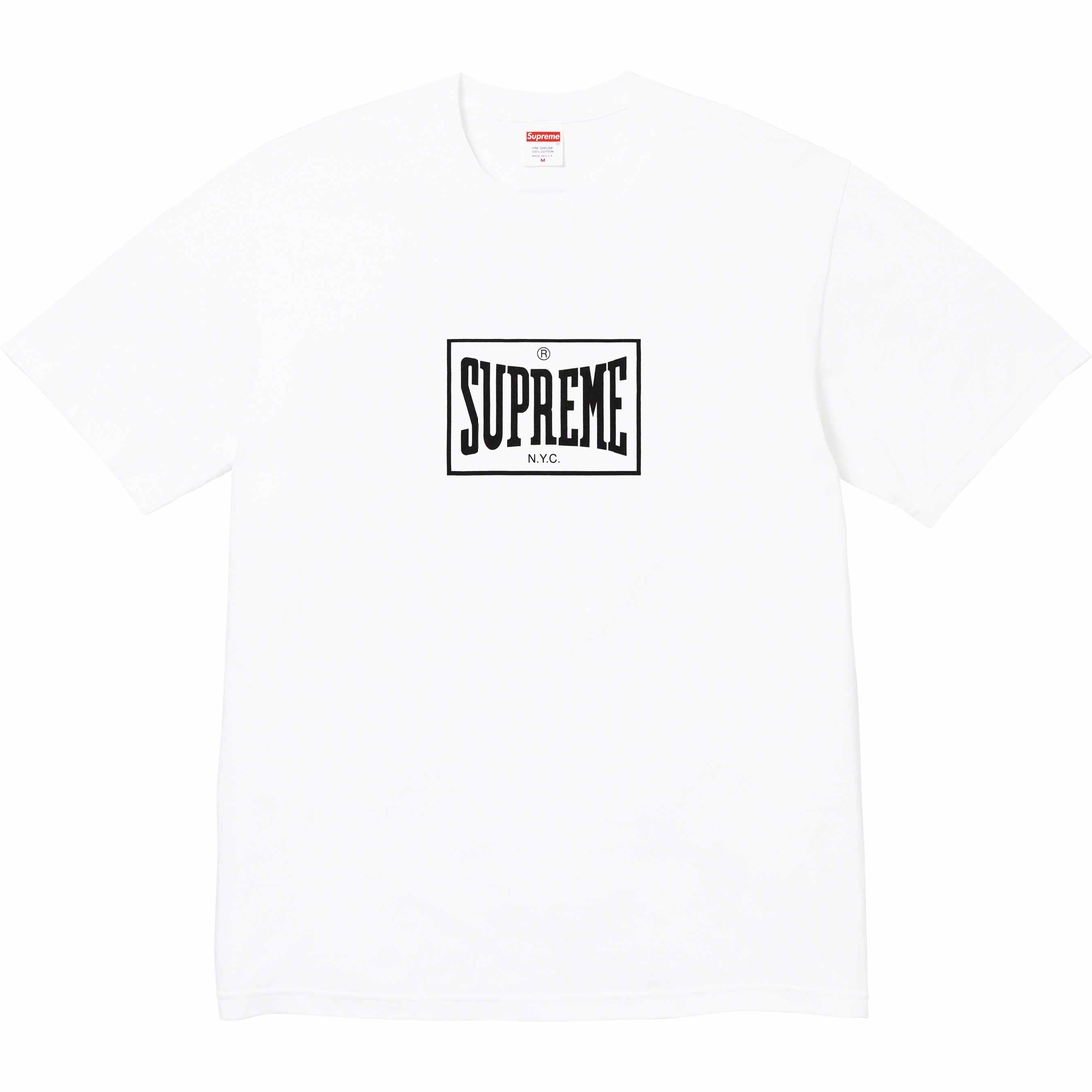 Supreme Warm Up Tee (FW23) - White - $40