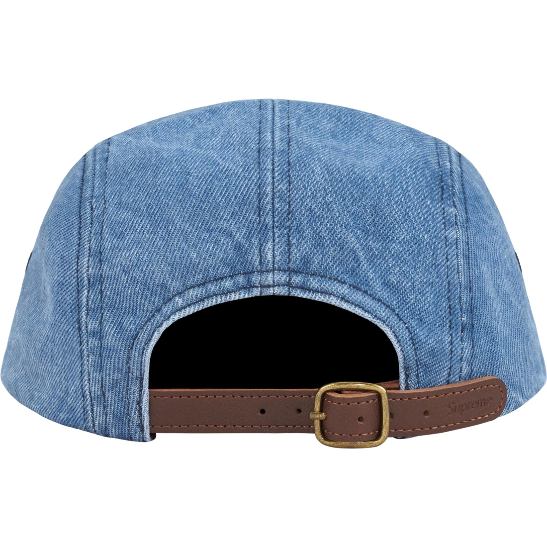 Supreme Washed Chino Twill Camp Cap (FW23) - Denim - $48
