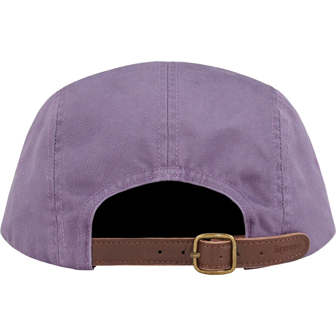 Supreme Washed Chino Twill Camp Cap (FW23) - Dusty Purple - $48