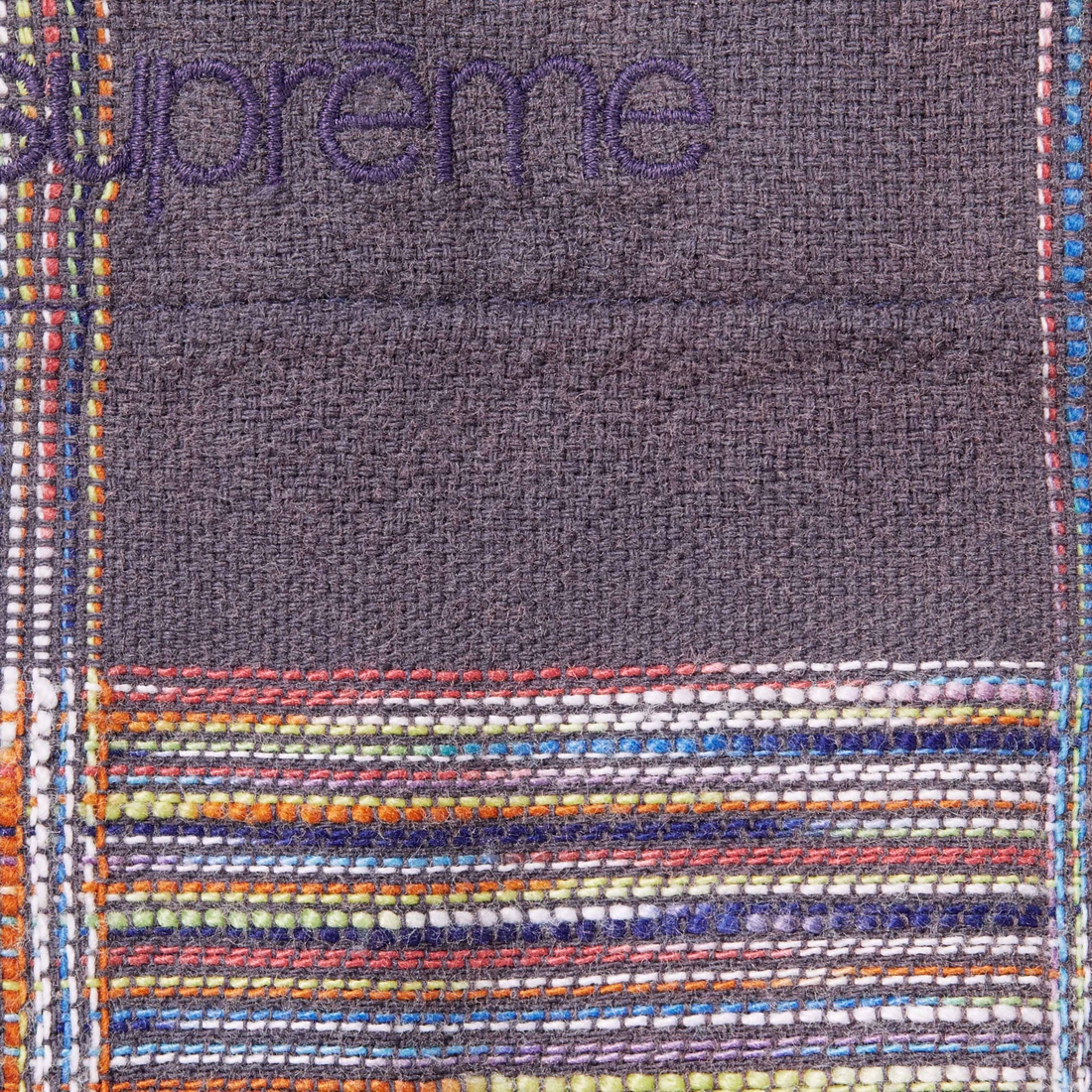Supreme Woven Plaid Shirt (FW23) - Washed Navy - $138