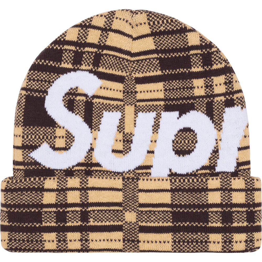 Supreme Big Logo Beanie (FW23) - $44