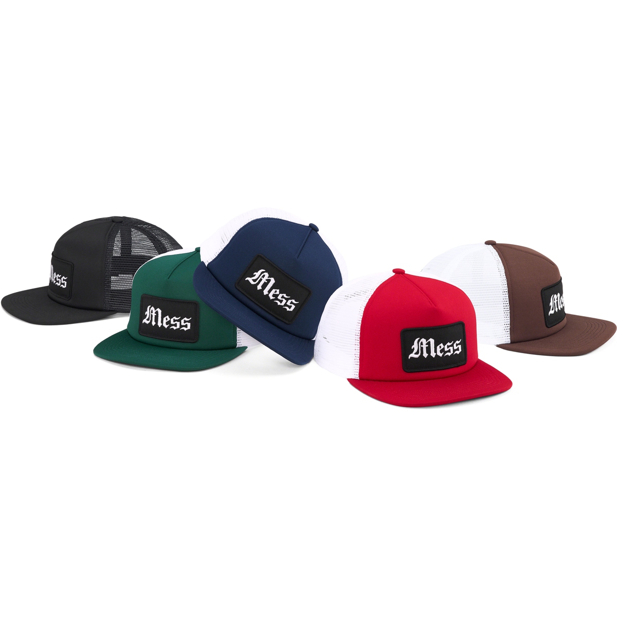 Supreme Mess Mesh Back 5-Panel (FW23) - $48