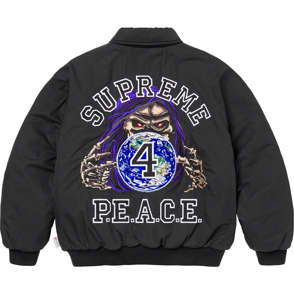 Supreme Peace Embroidered Work Jacket (FW23) - $328