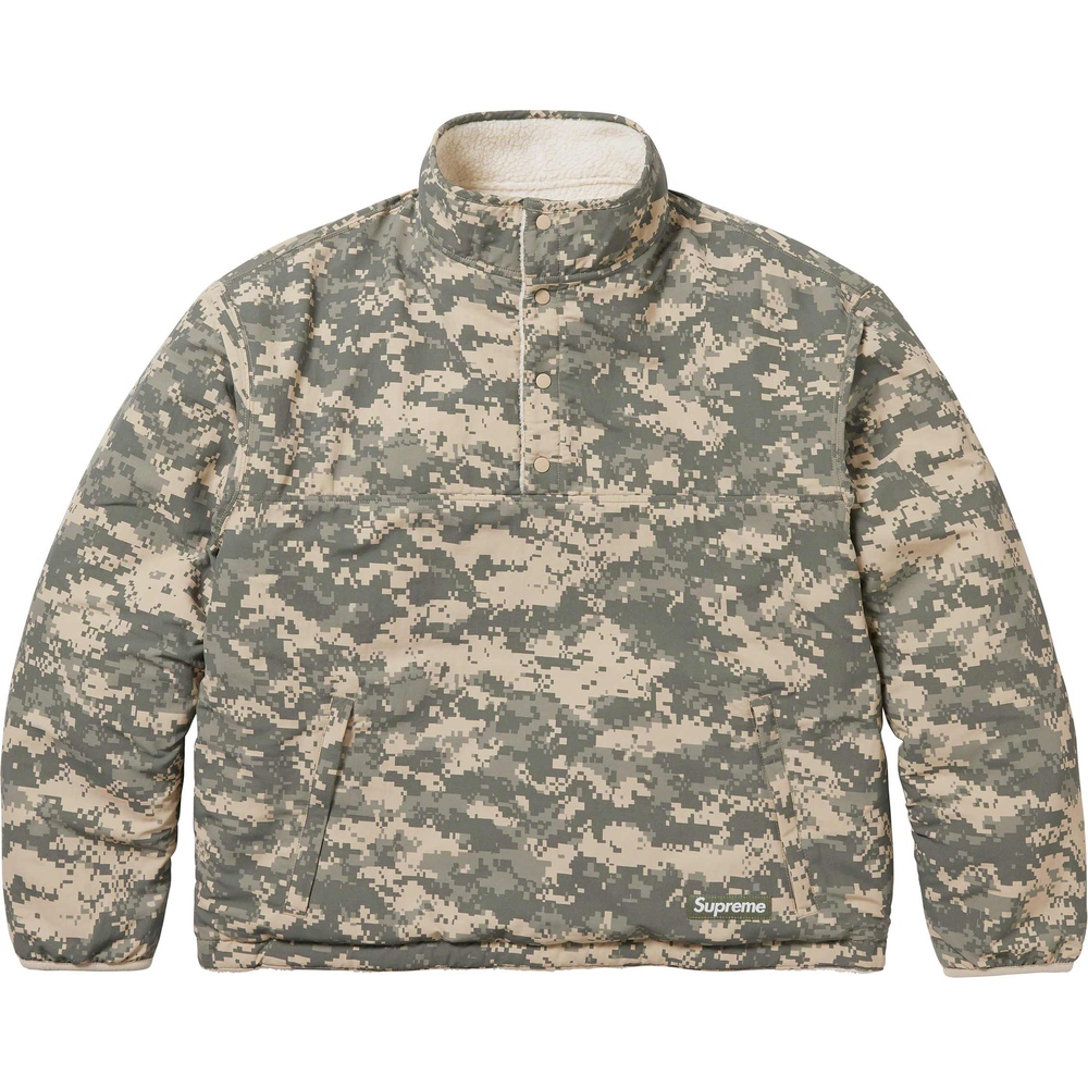 Supreme Polartec Shearling Reversible Pullover (FW23) - $198
