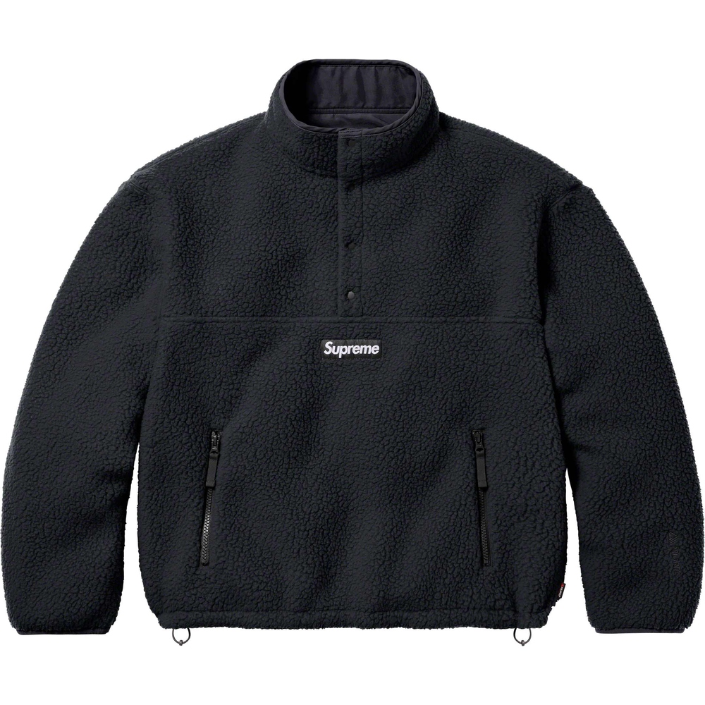 Supreme Polartec Shearling Reversible Pullover (FW23) - $198