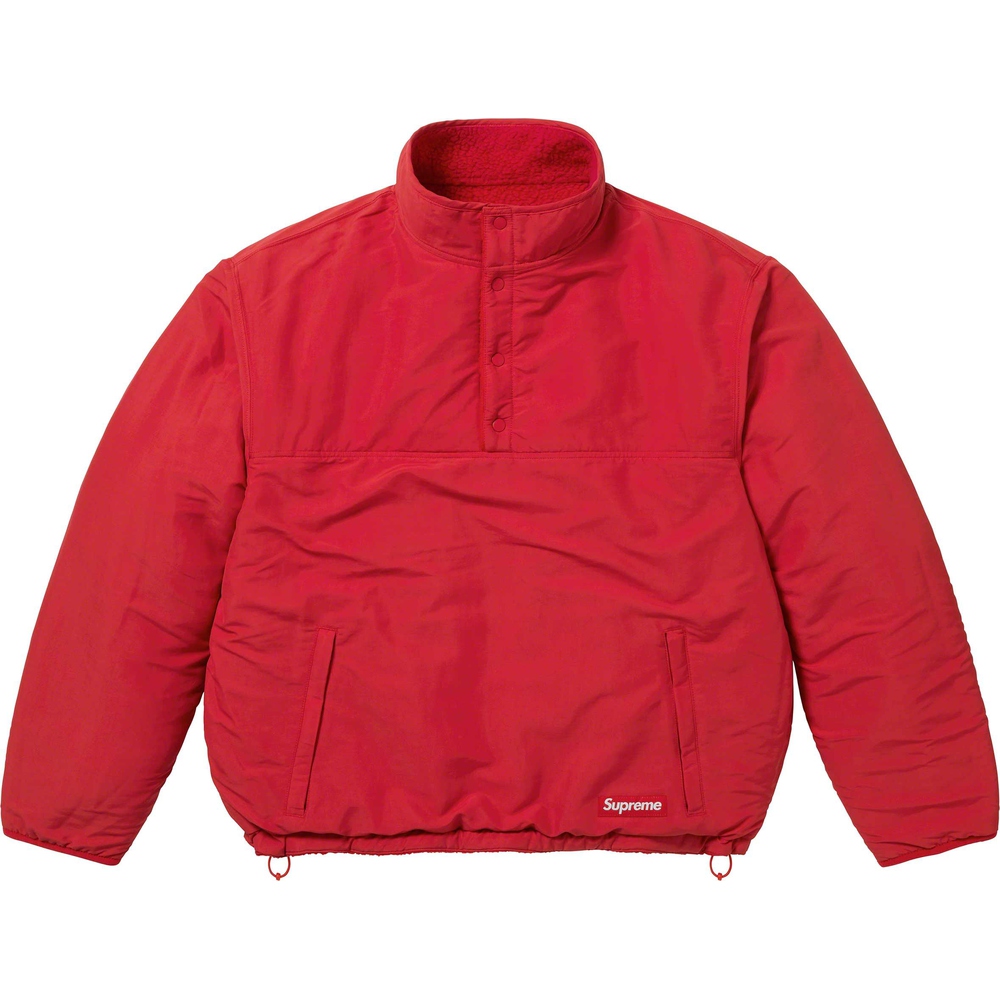 Supreme Polartec Shearling Reversible Pullover (FW23) - $198