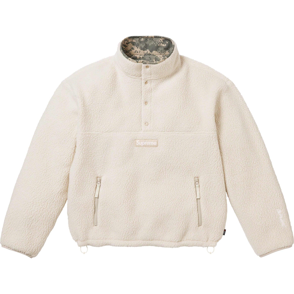 Supreme Polartec Shearling Reversible Pullover (FW23) - $198