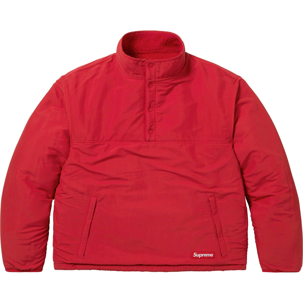 Supreme Polartec Shearling Reversible Pullover (FW23) - $198