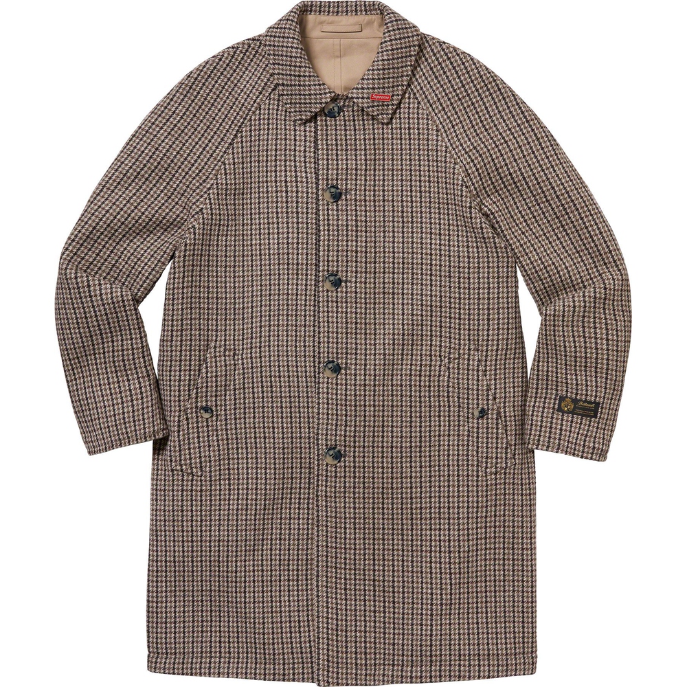 Supreme Reversible Houndstooth Overcoat (FW23) - $798
