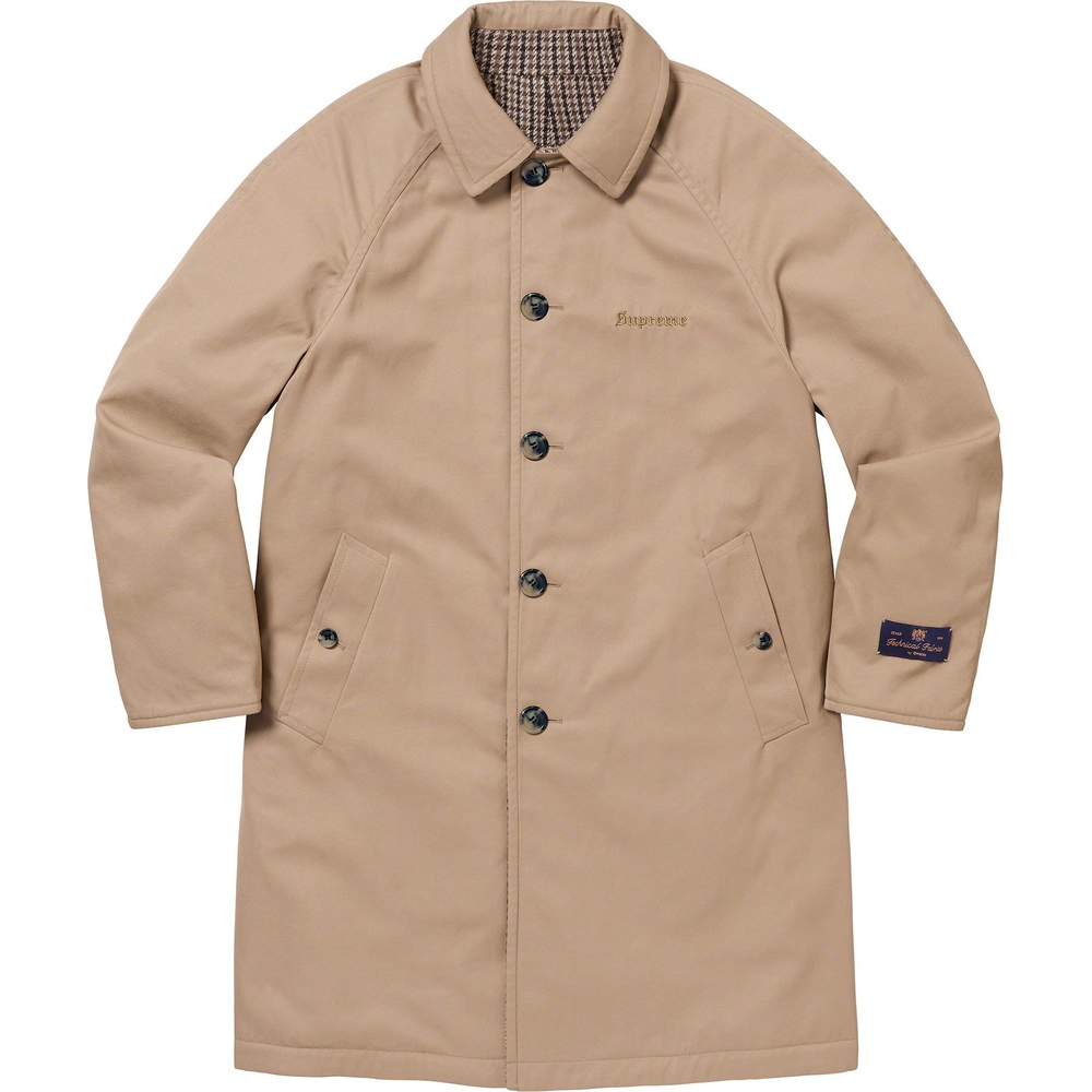 Supreme Reversible Houndstooth Overcoat (FW23) - $798
