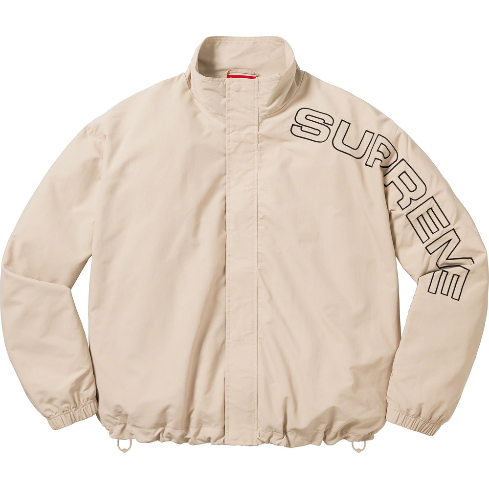 Supreme Spellout Embroidered Track Jacket (FW23) - $168