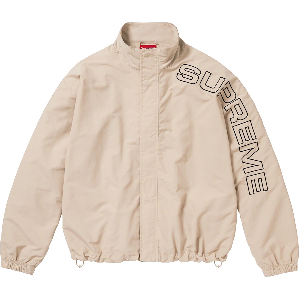 Supreme Spellout Embroidered Track Jacket (FW23) - $168