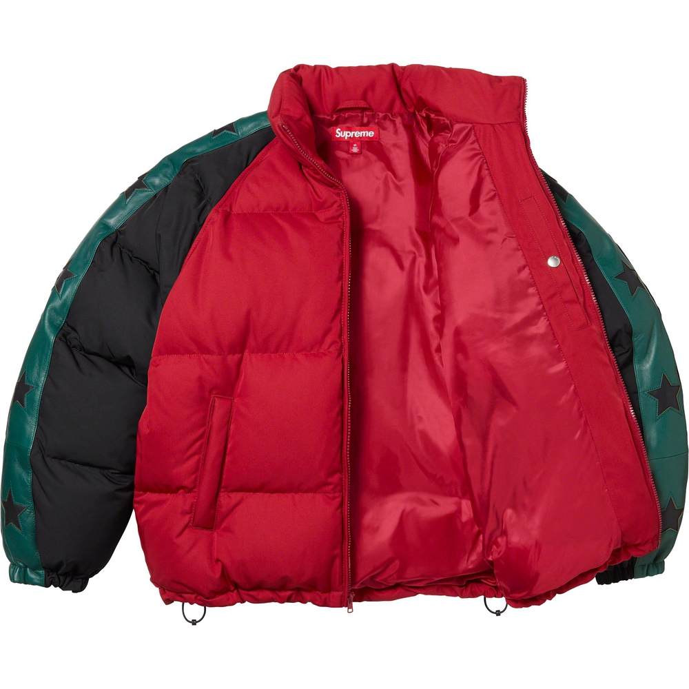 Supreme Star Sleeve Down Puffer Jacket (FW23) - $448