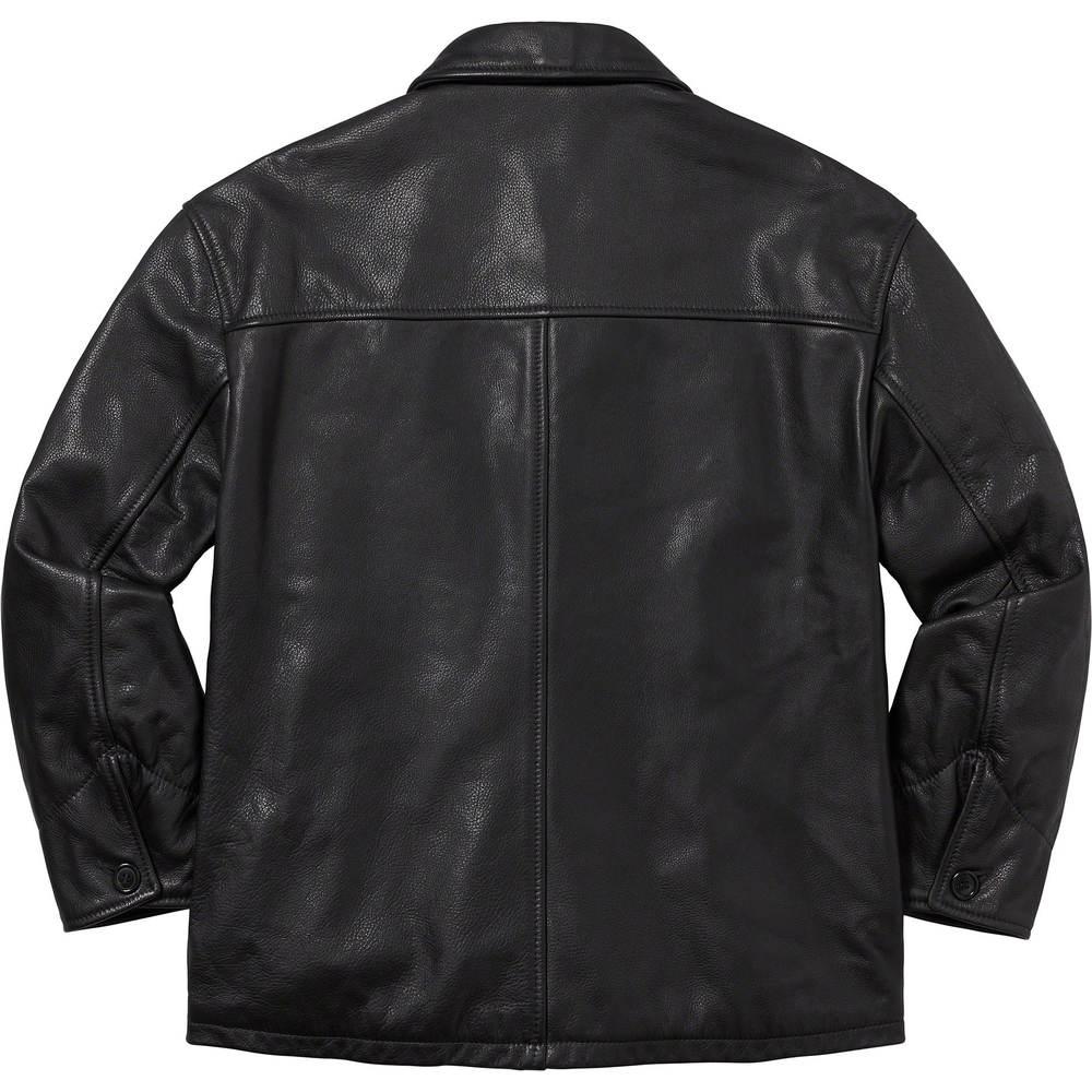 Supreme Supreme Schott Leather Car Coat (FW23) - $898