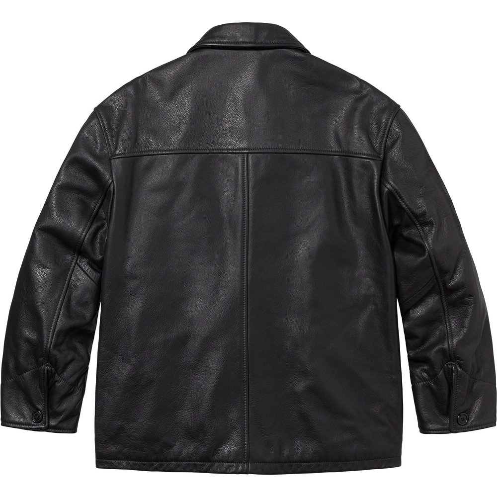 Supreme Supreme Schott Leather Car Coat (FW23) - $898