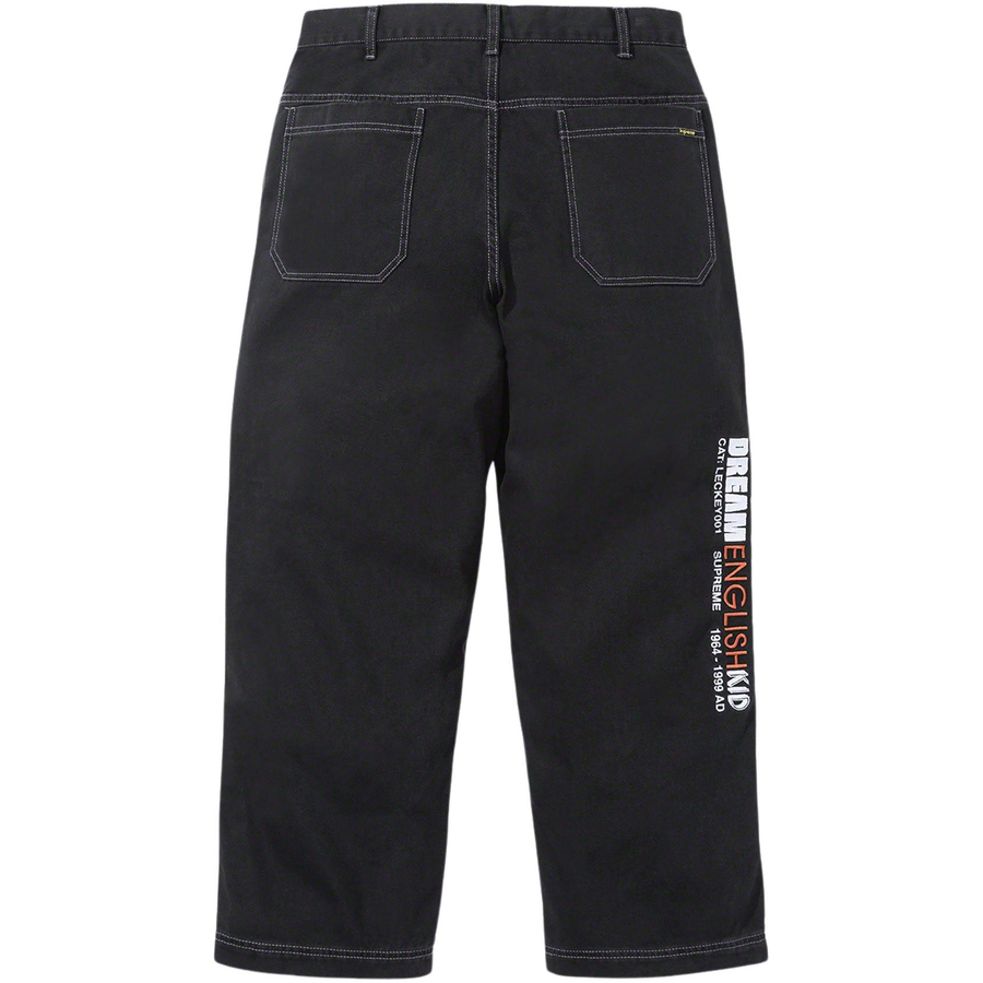 Supreme Dream English Kid Twill Panel Pant (FW23) - $158