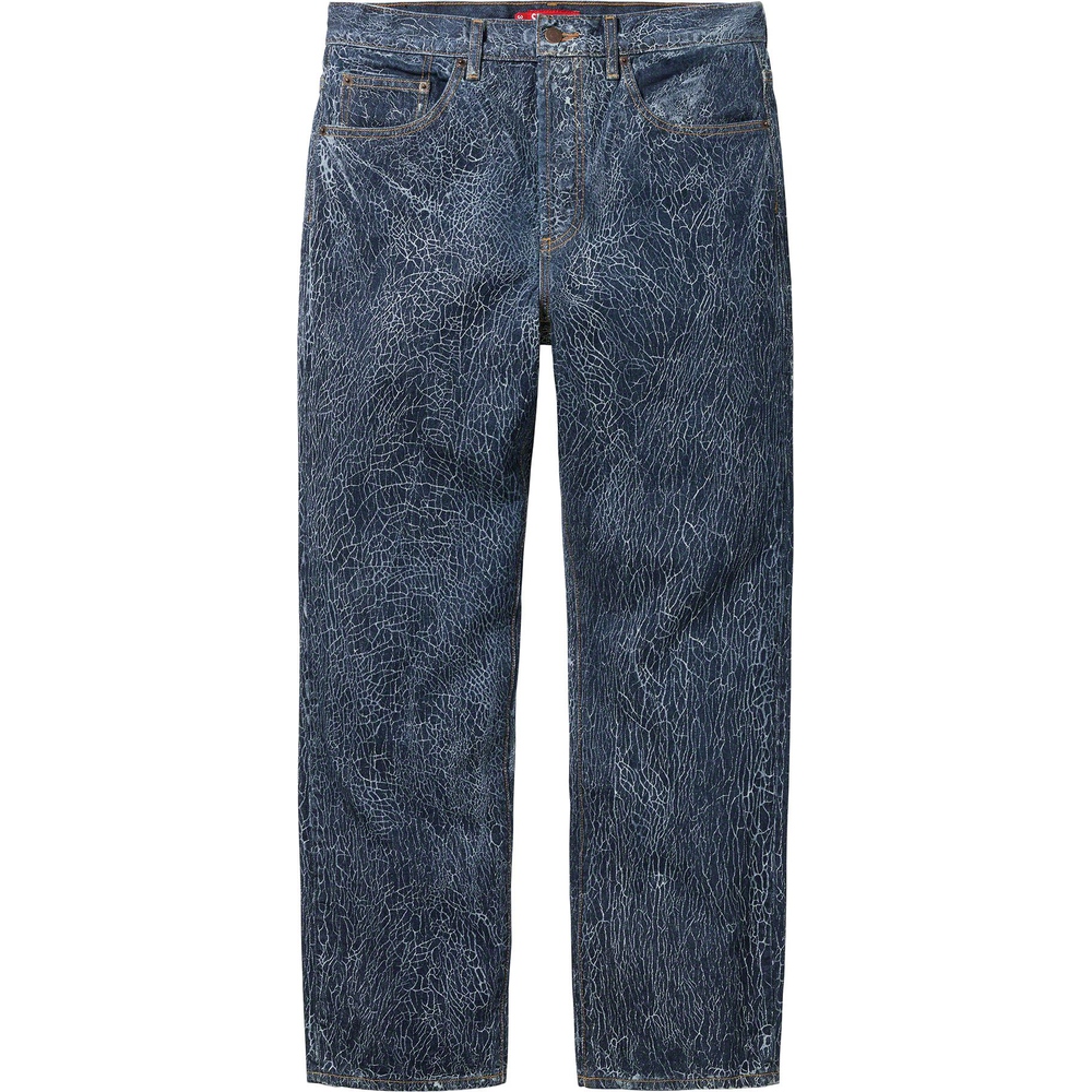 Supreme Crackle Regular Jean (FW23) - $288