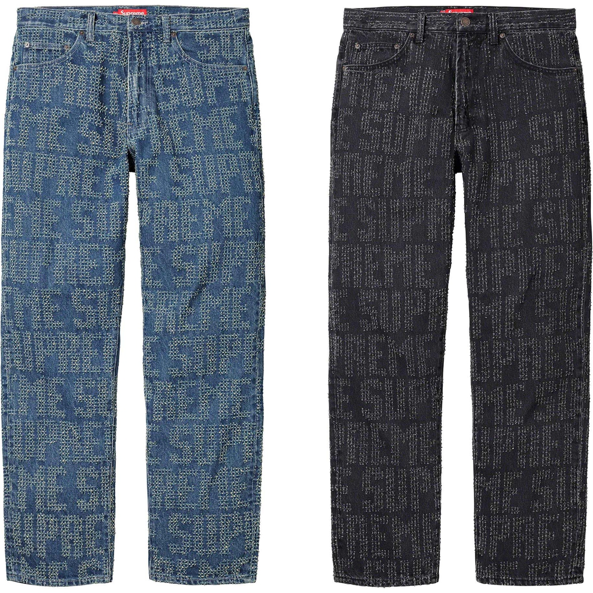Supreme Needle Punch Regular Jean releasing on Week 4 for fall winter 2023