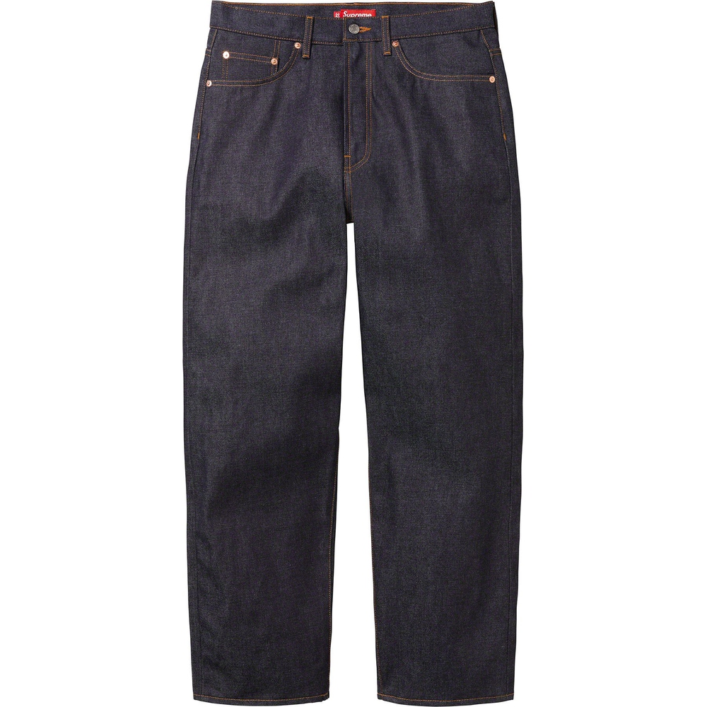 Supreme Rigid Baggy Selvedge Jean (FW23) - $178