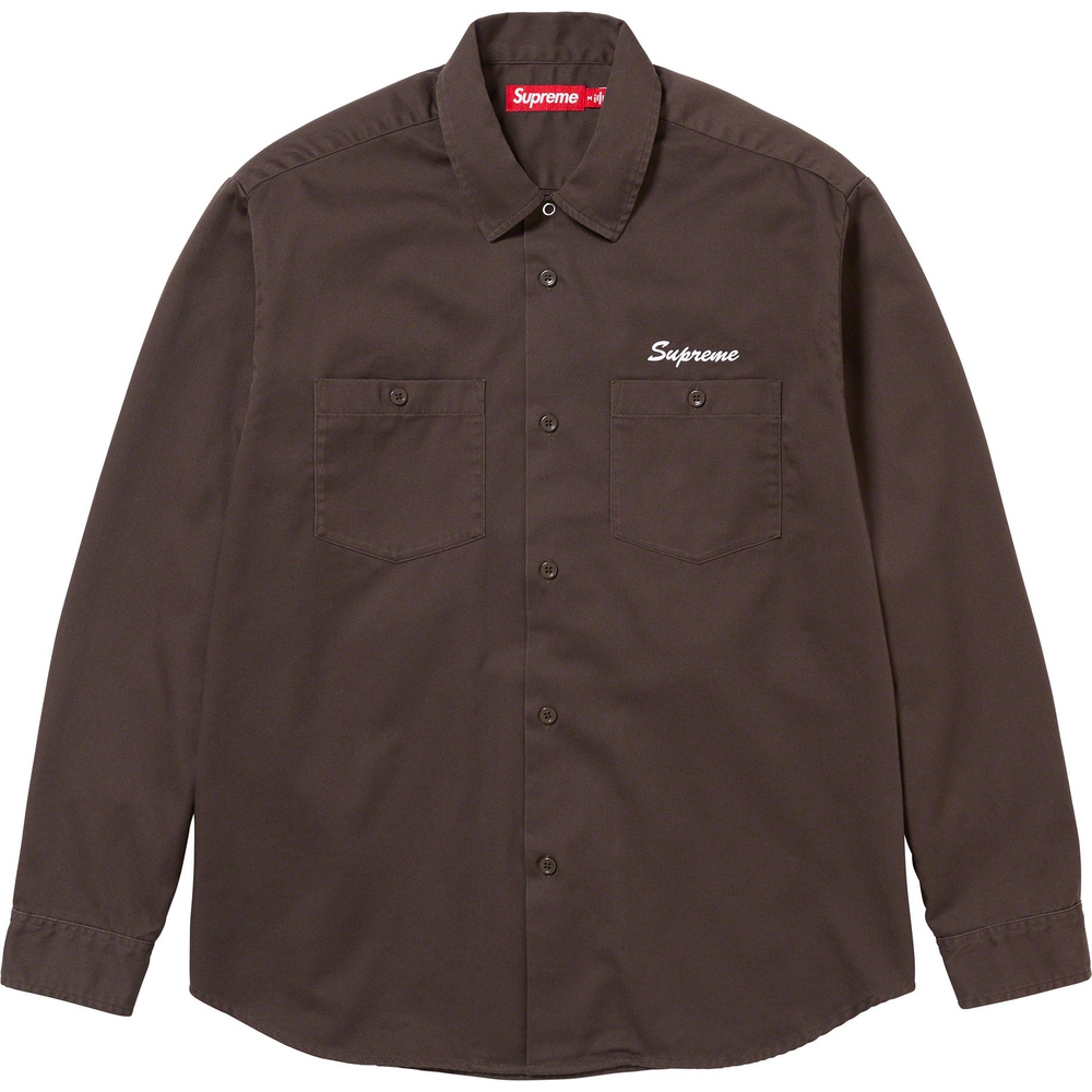Supreme American Psycho Work Shirt (FW23) - $148