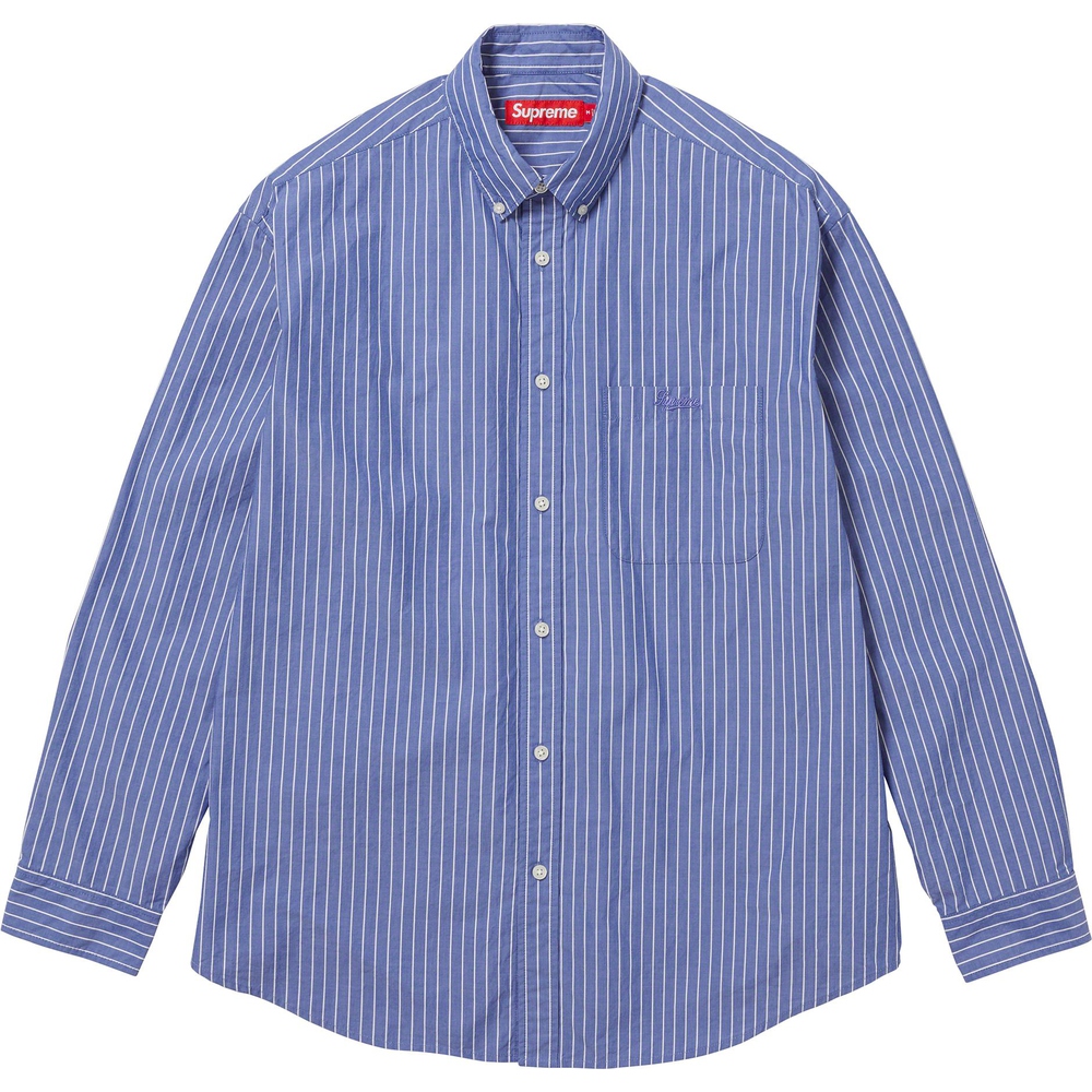Supreme Loose Fit Stripe Shirt (FW23) - $148