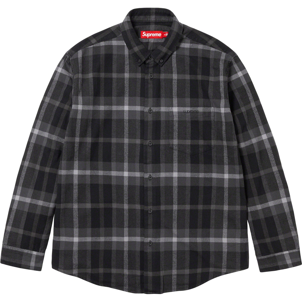 Supreme Plaid Flannel Shirt (FW23) - $138