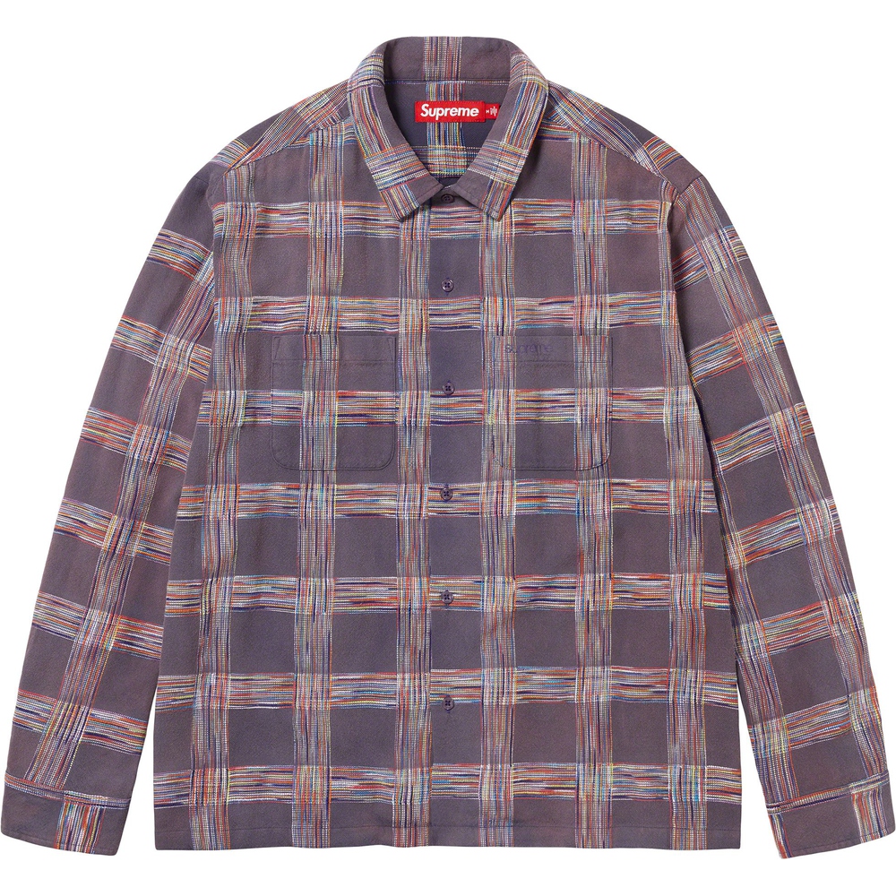 Supreme Woven Plaid Shirt (FW23) - $138