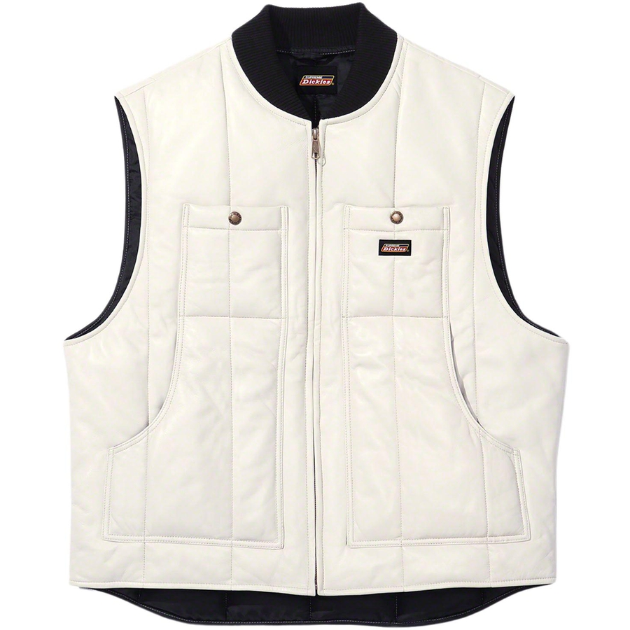 Supreme Supreme Dickies Leather Work Vest (FW23) - $298