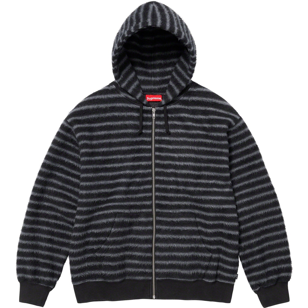 Supreme Brushed Zip Up Hooded Sweatshirt (FW23) - $168