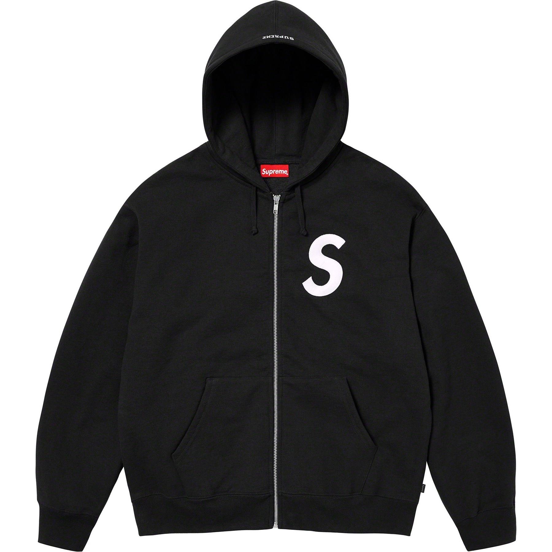Supreme S Logo Zip Up Hooded Sweatshirt (FW23) - $168