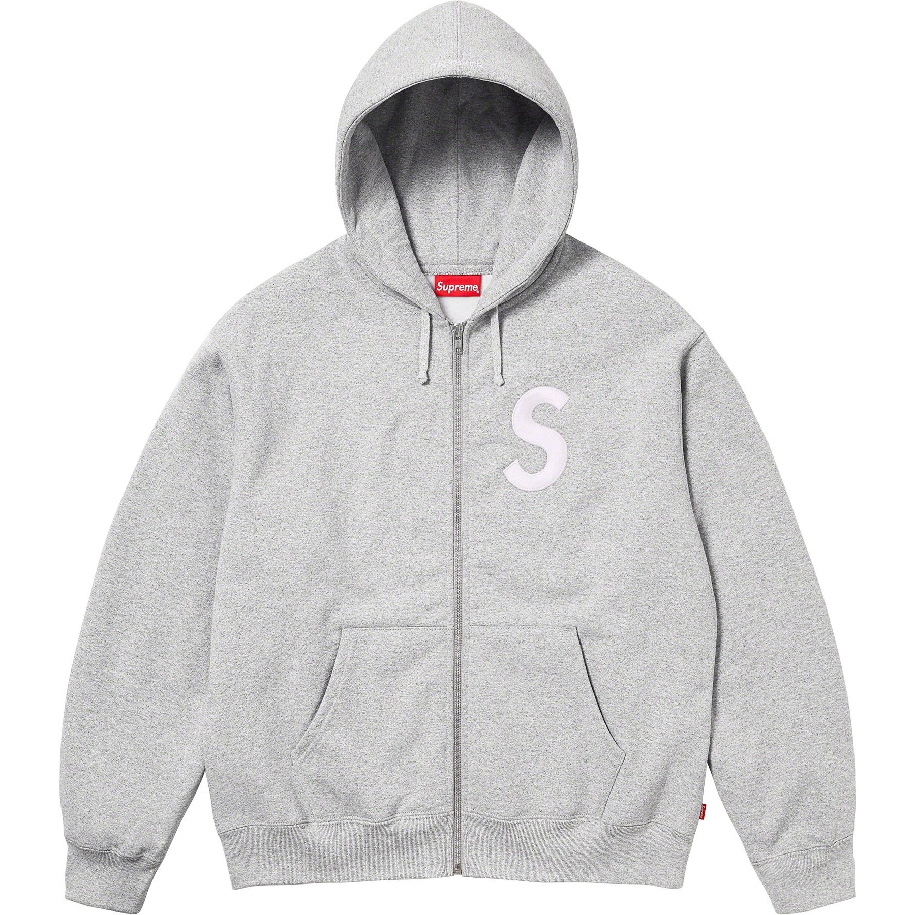 Supreme S Logo Zip Up Hooded Sweatshirt (FW23) - $168