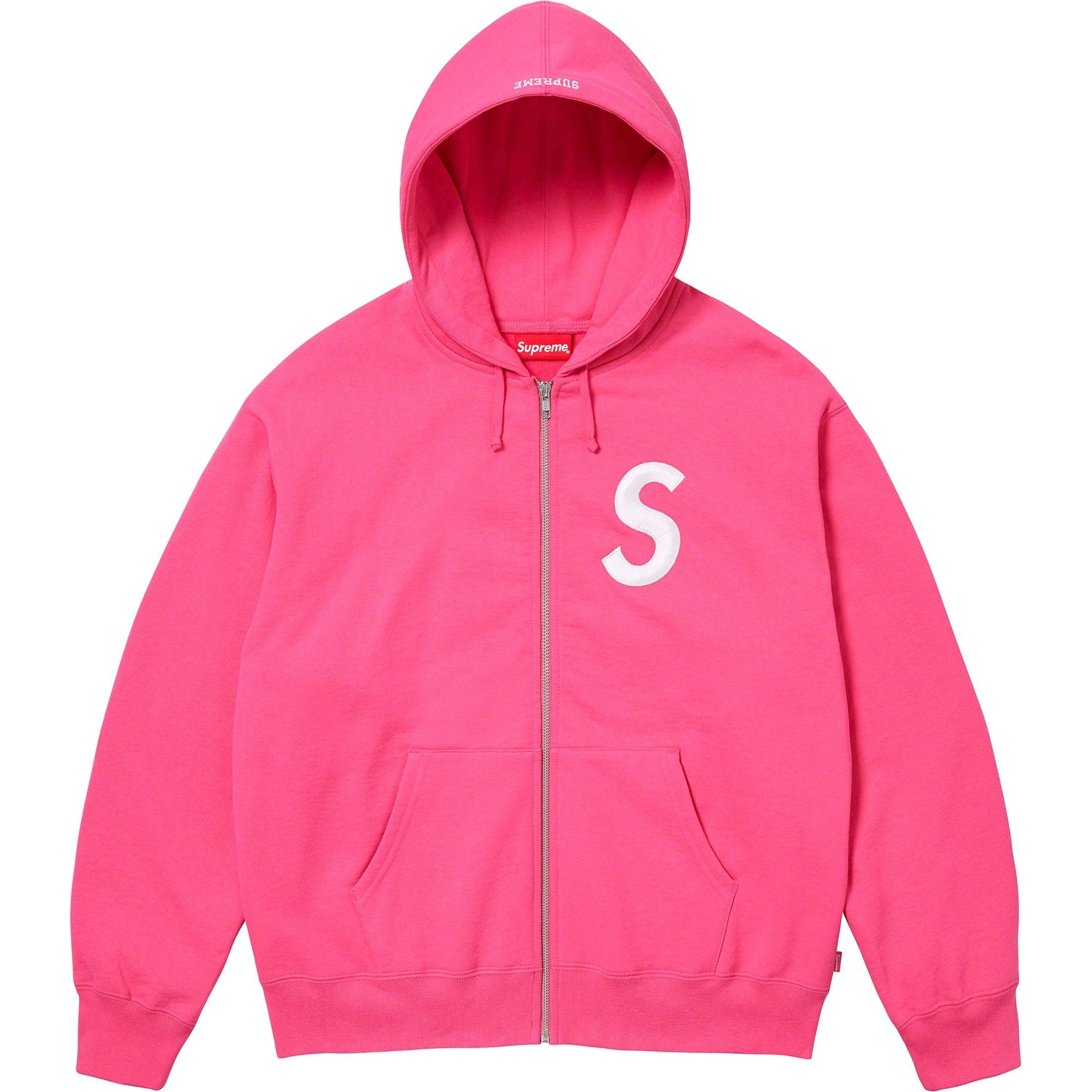 Supreme S Logo Zip Up Hooded Sweatshirt (FW23) - $168