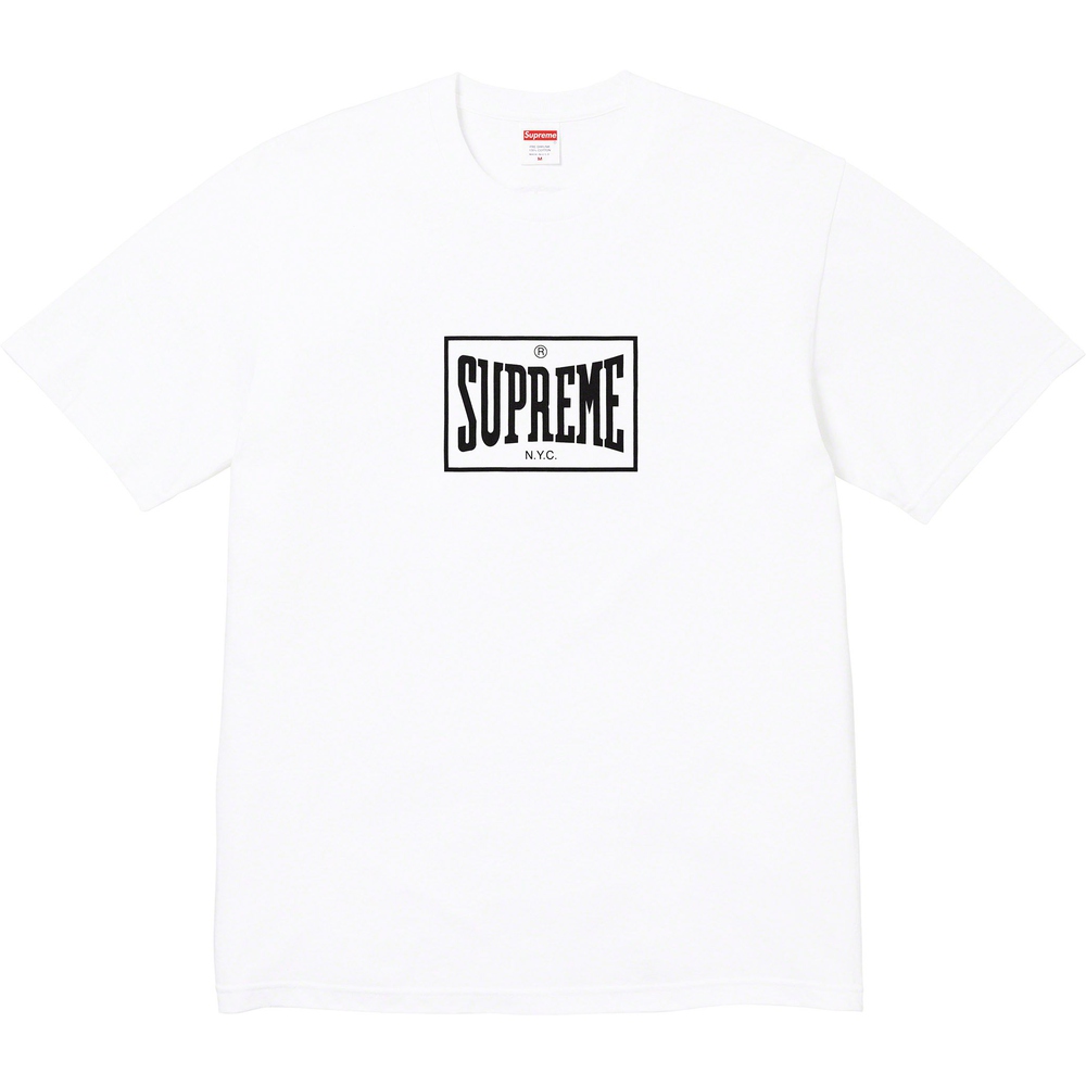 Supreme Warm Up Tee (FW23) - $40