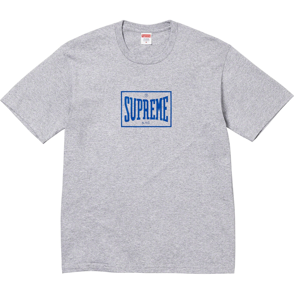 Supreme Warm Up Tee (FW23) - $40