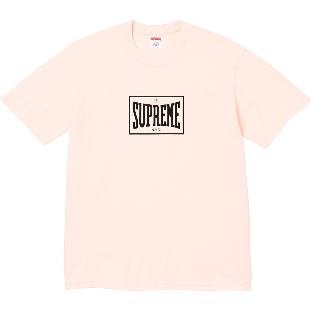 Supreme Warm Up Tee (FW23) - $40