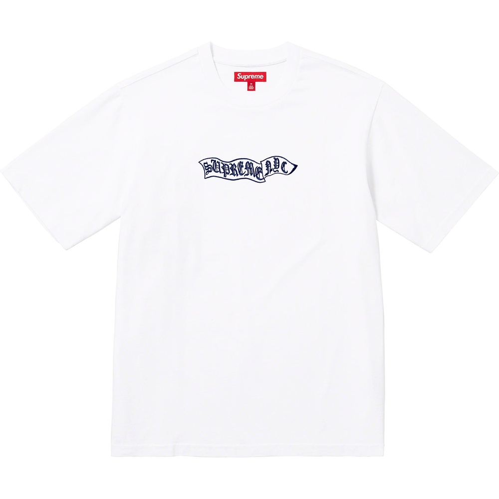 Supreme Banner S S Top (FW23) - $68