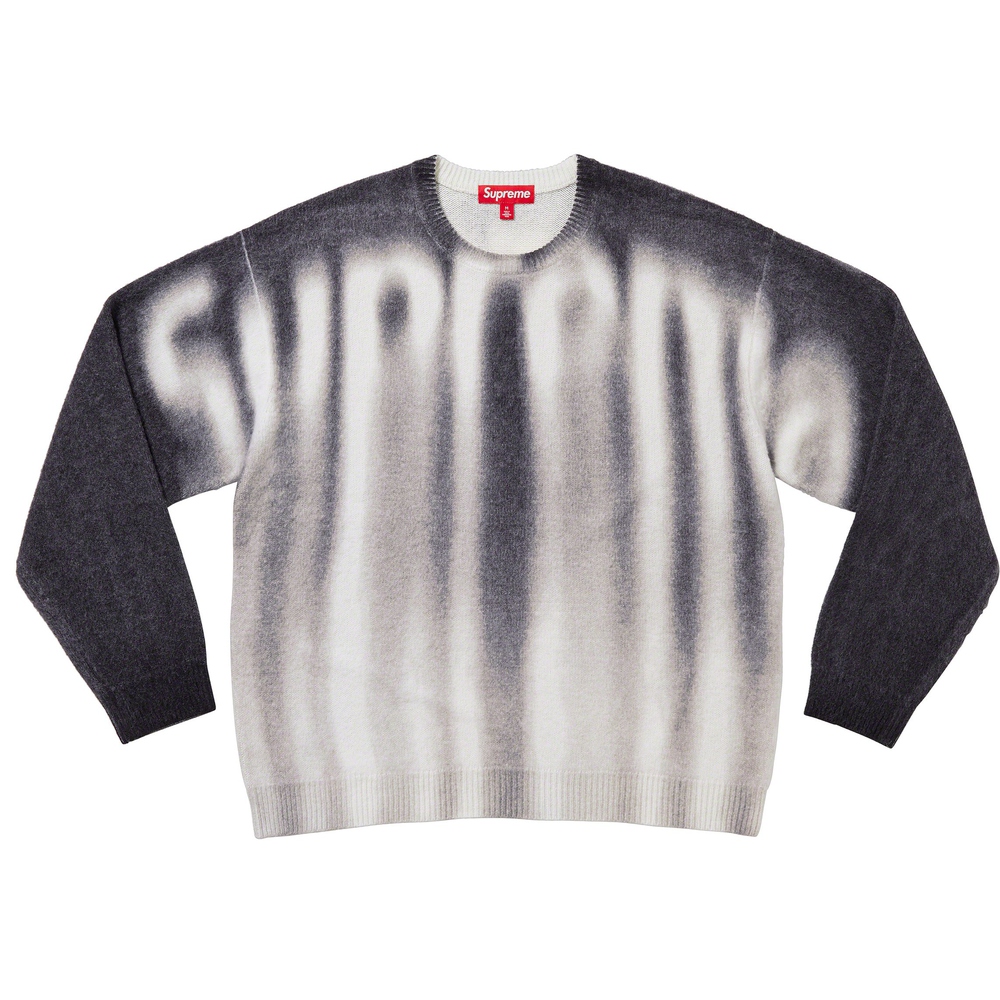 Supreme Blurred Logo Sweater (FW23) - $178