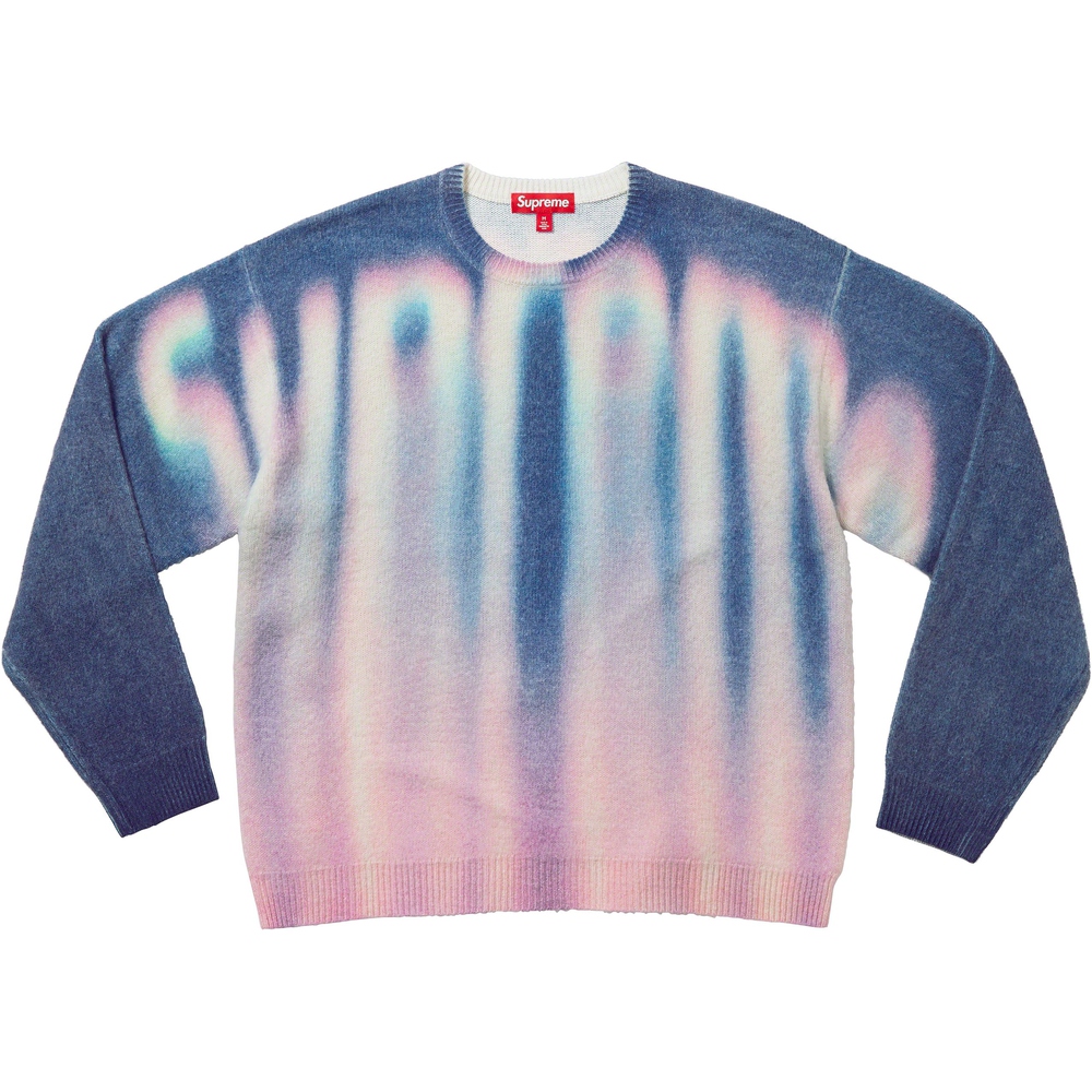 Supreme Blurred Logo Sweater (FW23) - $178