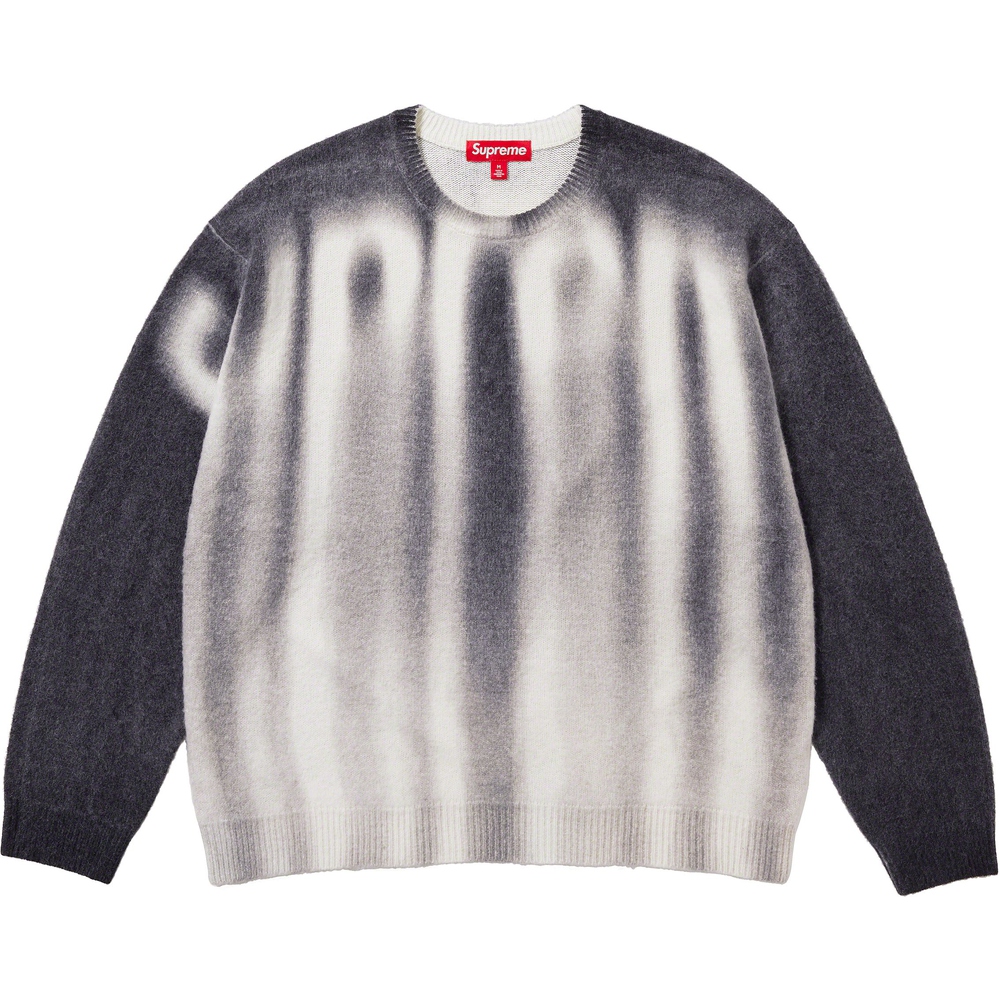 Supreme Blurred Logo Sweater (FW23) - $178