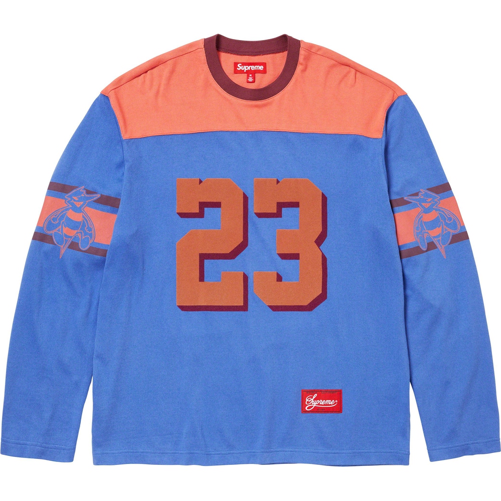 Supreme Bumblebee L S Football Top (FW23) - $118