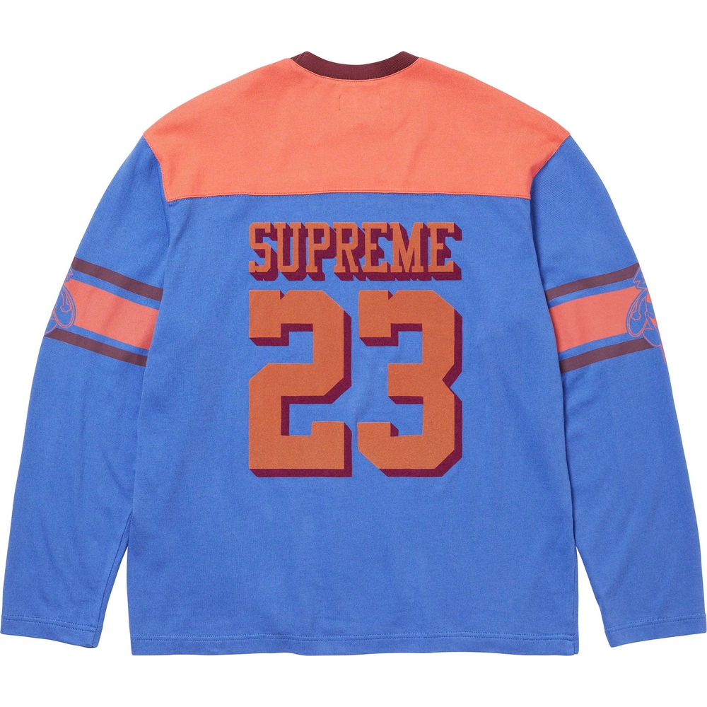 Supreme Bumblebee L S Football Top (FW23) - $118