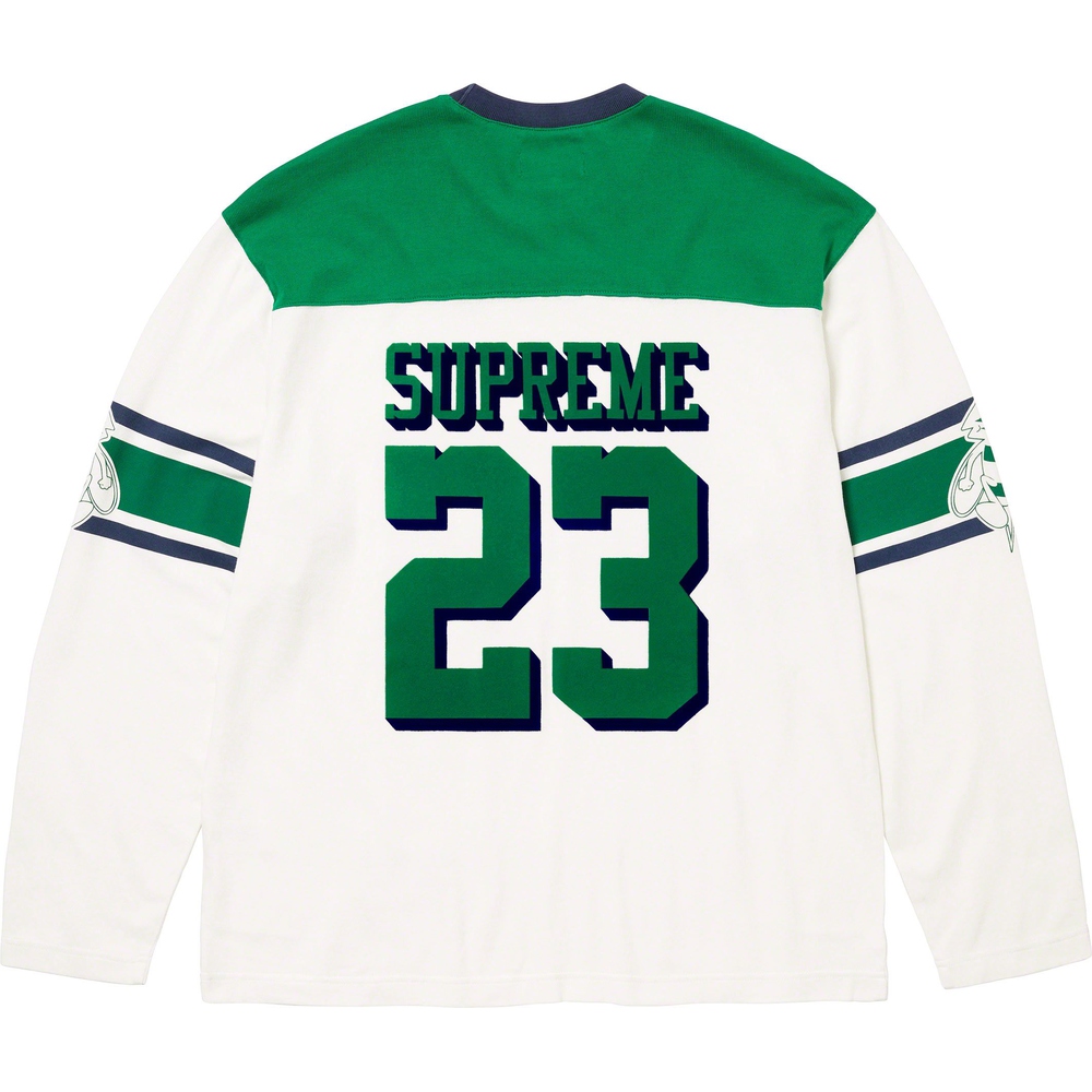 Supreme Bumblebee L S Football Top (FW23) - $118